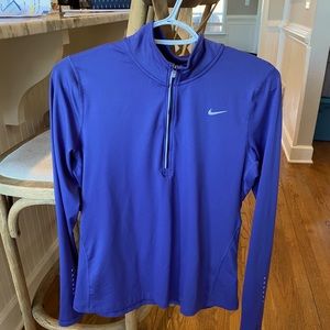 Nike running dry fit half zip